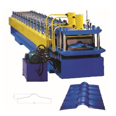 Roofing top crest roll forming machine roof tile ridge cap former equipment profile