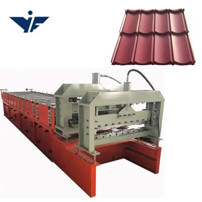 Indonesia hot sell 800 metal profile sheet ceramic tile making machinery