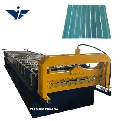 Used C18 roofing sheet making machine for Azerbaijan