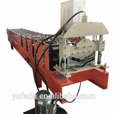 cheap color coated roof tile cap ridge roll forming machine china