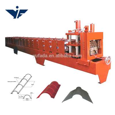 Hot sale aluminum metal roofing ridge cap roll forming machine