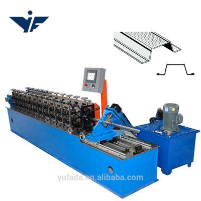 Ceiling used servo motor galvanized omega truss roll forming machine