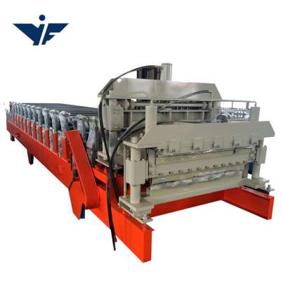 Double layer metal wall roof roll forming machine