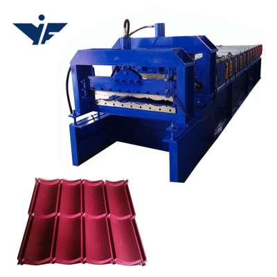 Indonesia used 800 roofing step tile making machine