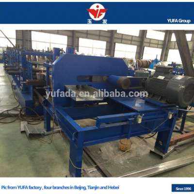 Big C Purlin Sheet Roll Forming Machine with fly saw cutter