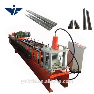 Malaysia Russia used distribution box punching hole C purlin roll forming machine