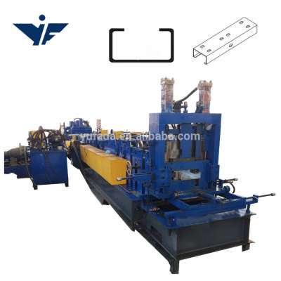 Automatic good quality C purlin roll forming machine