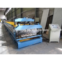 Double Layer Corrugated Tile Roof Sheet Galvanized Aluminium Cold Roll Forming Machine/Making