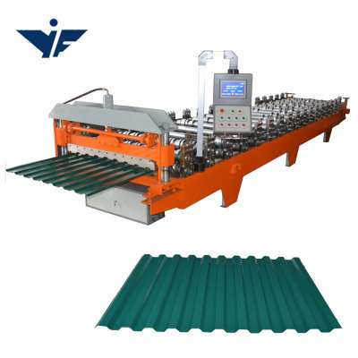 Russia hot sell C18 T18 roof wall panel making machine