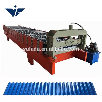 good quality aluminium corrugation colour coated roofing plate wall panel making machine china