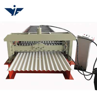 Factory direct used corrugated roofing sheet machine trapez and roll formers tooth shape bending for sale