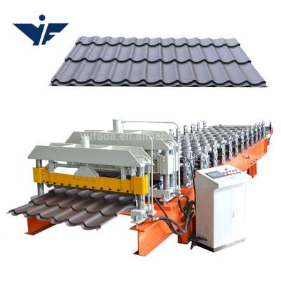 YUFA 2020 year botou hot sell trapezoidal roofing tile corrugated sheet roll forming machine price